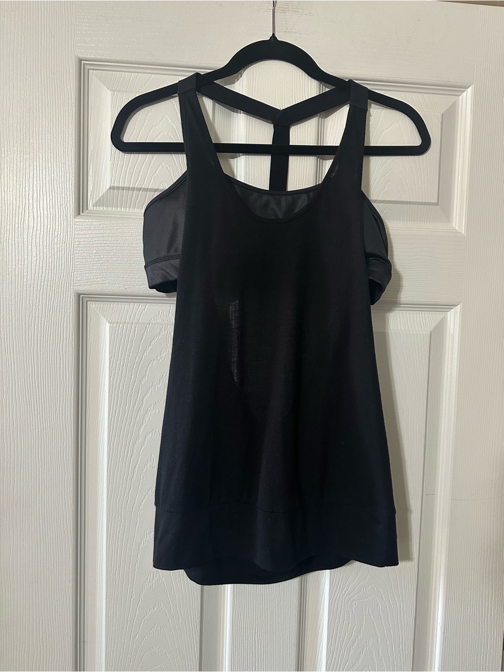 Alo Yoga 2-in-1 Strappy Back Tank Top